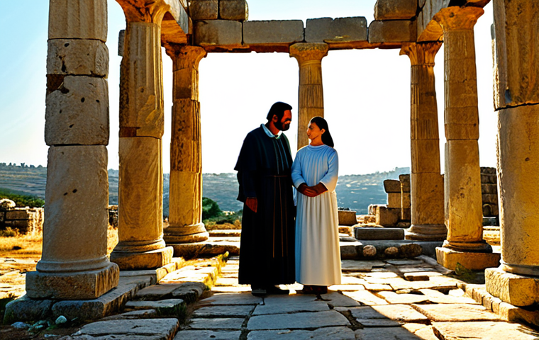 Tourism and Heritage**

"Ancient ruins of Salamis in North Cyprus, bathed in golden sunlight, a fully clothed family explores the site in modest clothing, appropriate attire, safe for work, showcasing the historical tourism of the region, perfect anatomy, correct proportions, natural pose, professional photography, high quality."

**